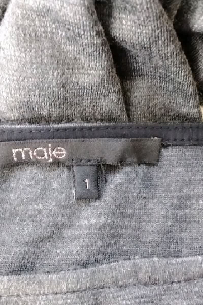 Robe Maje Gris en Coton