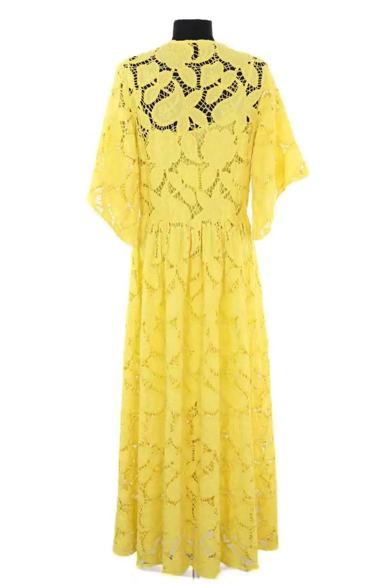 Robe Maje Jaune en Coton