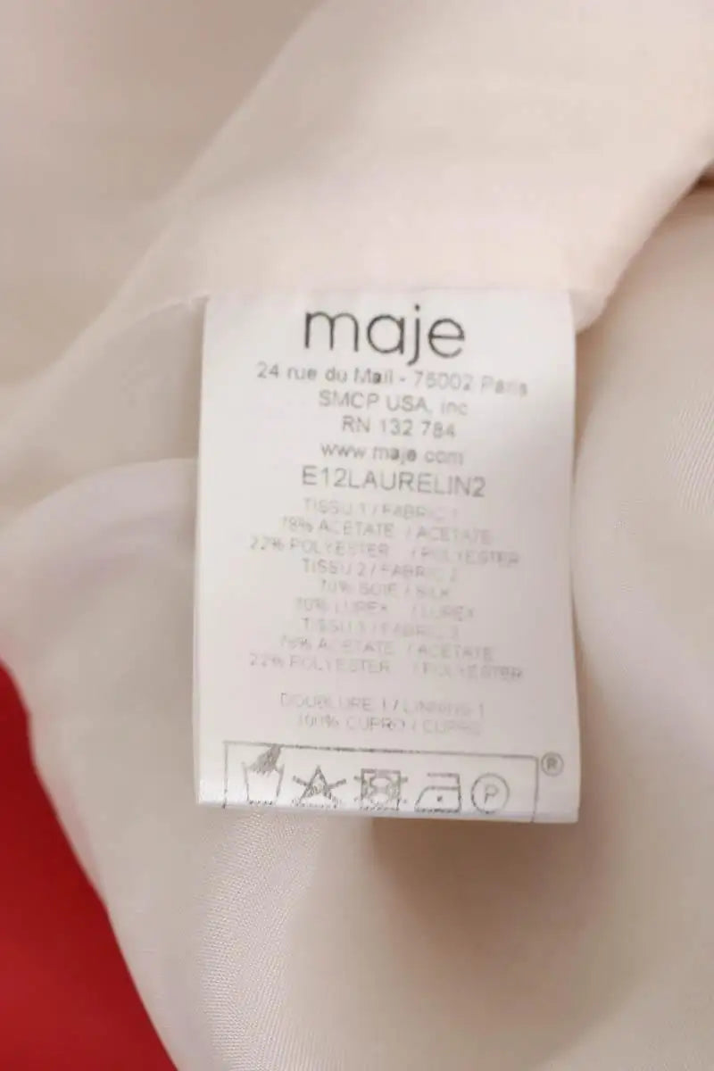 Robe Maje Lauren Rose en Synthétique