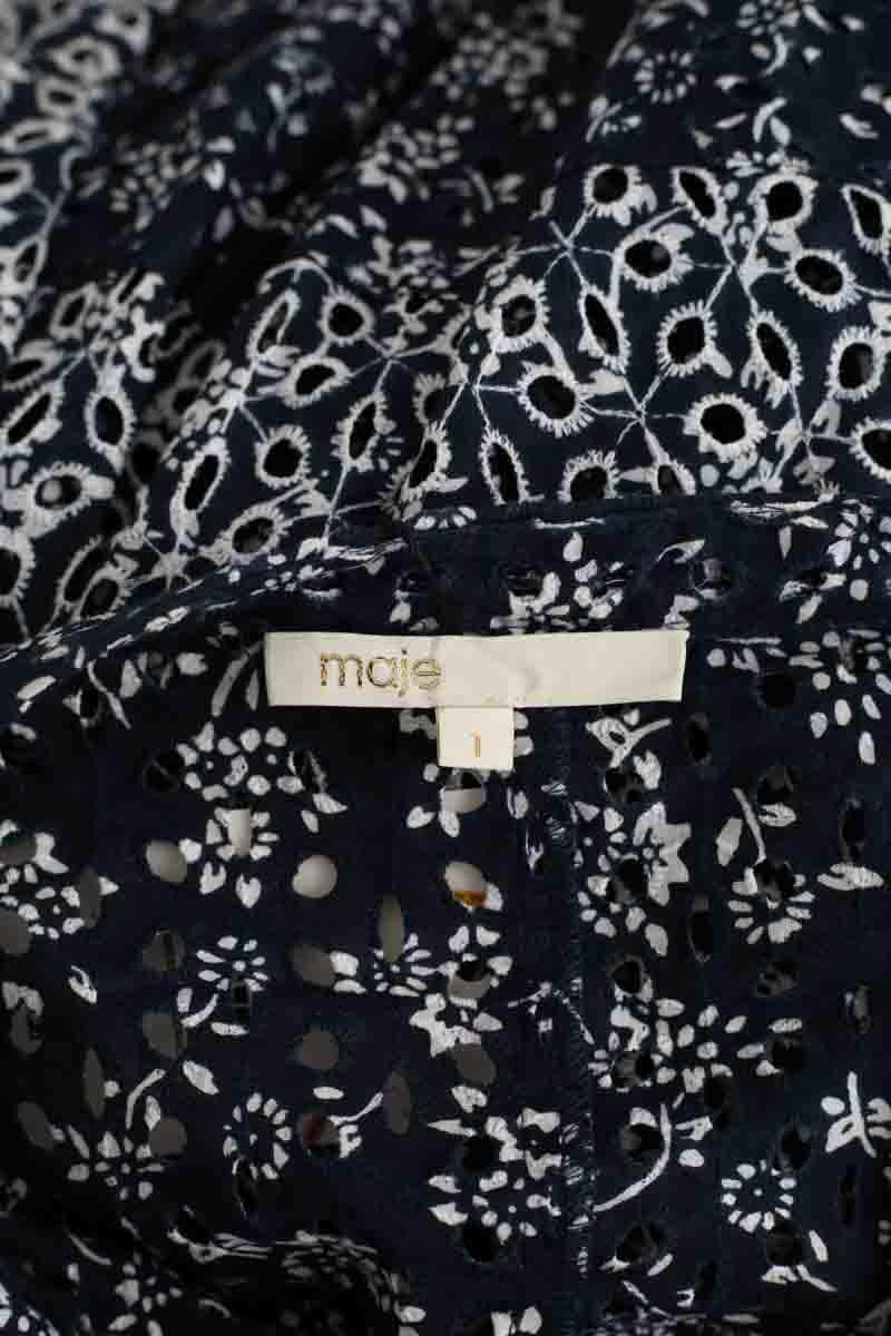 Robe Maje Marine en Coton