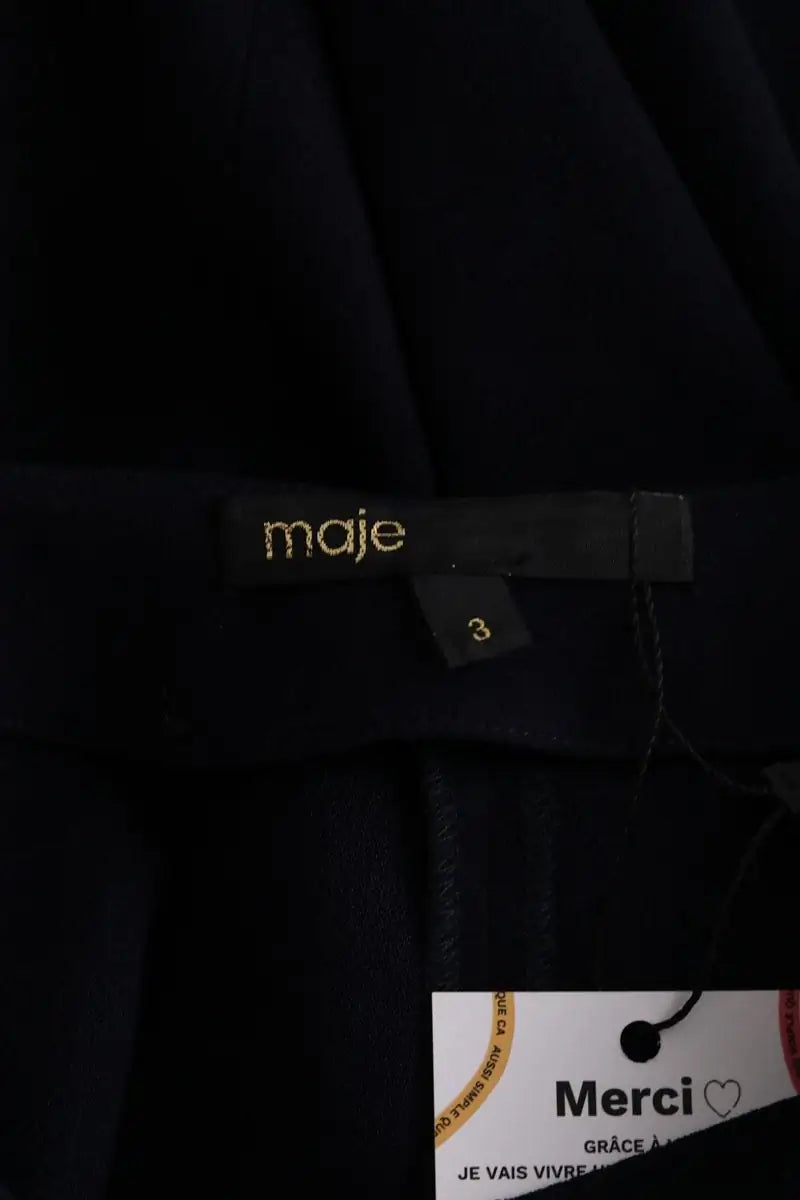 Robe Maje Marine en Viscose