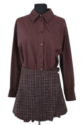 Robe Maje Marron en Coton, taille S - Seconde Main