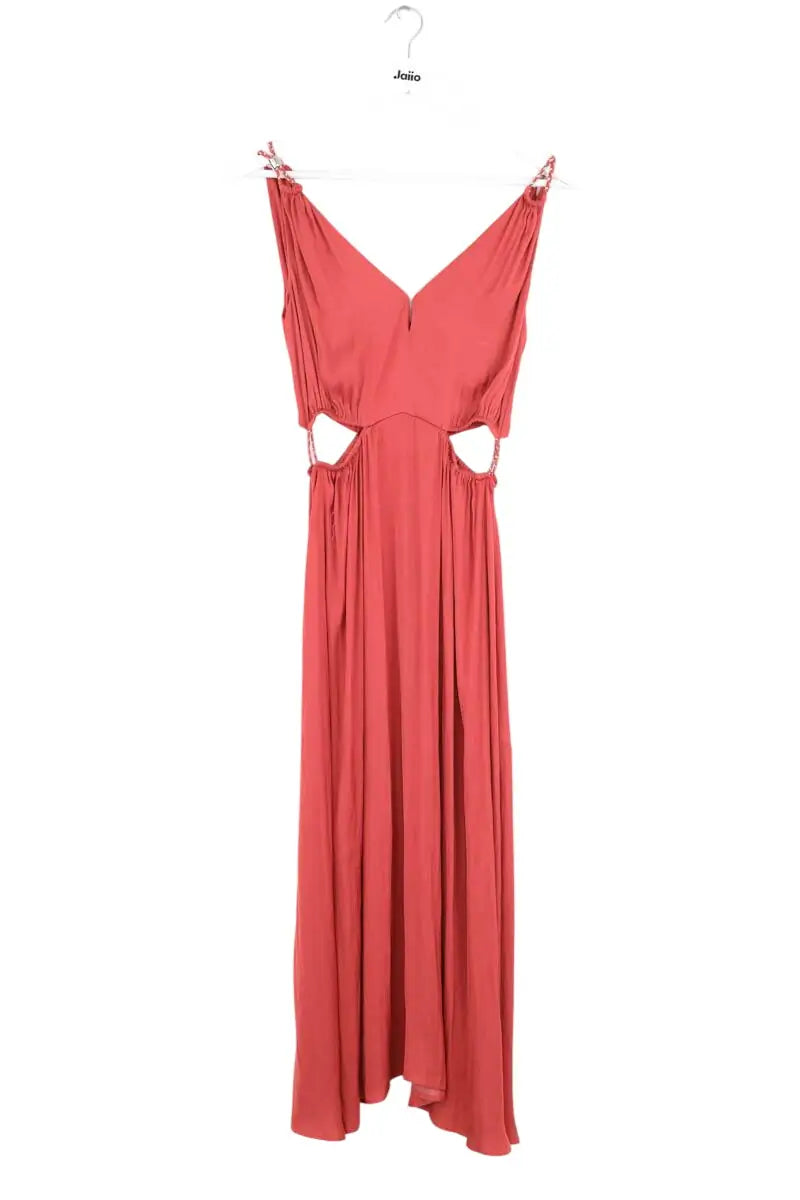 Robe Maje Marron en Synthétique, taille S - Seconde Main