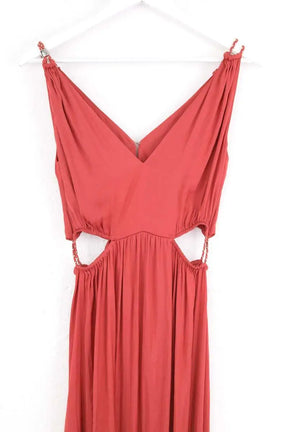Robe Maje Marron en Synthétique