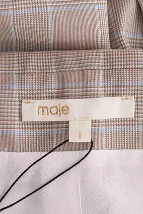Robe Maje Marron en Synthétique