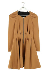 Robe Maje Marron en Synthétique, taille S - Seconde Main