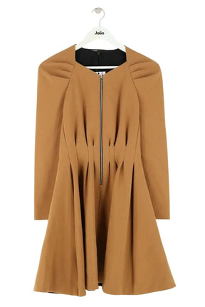 Robe Maje Marron en Synthétique, taille S - Seconde Main