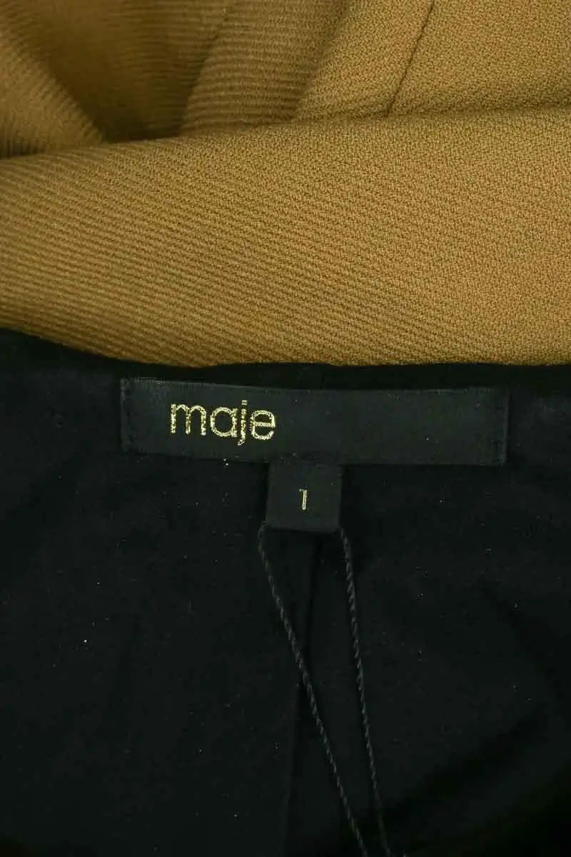 Robe Maje Marron en Synthétique
