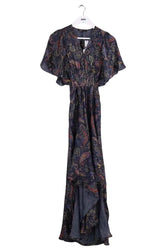 Robe Maje Multicolore en Viscose, taille S - Seconde Main