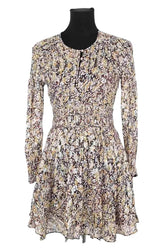 Robe Maje Multicolore en Viscose, taille XS - Seconde Main