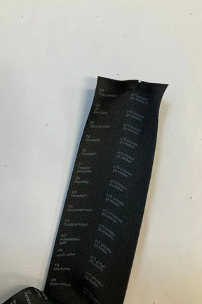 Robe Maje Noir en Coton - élasthanne