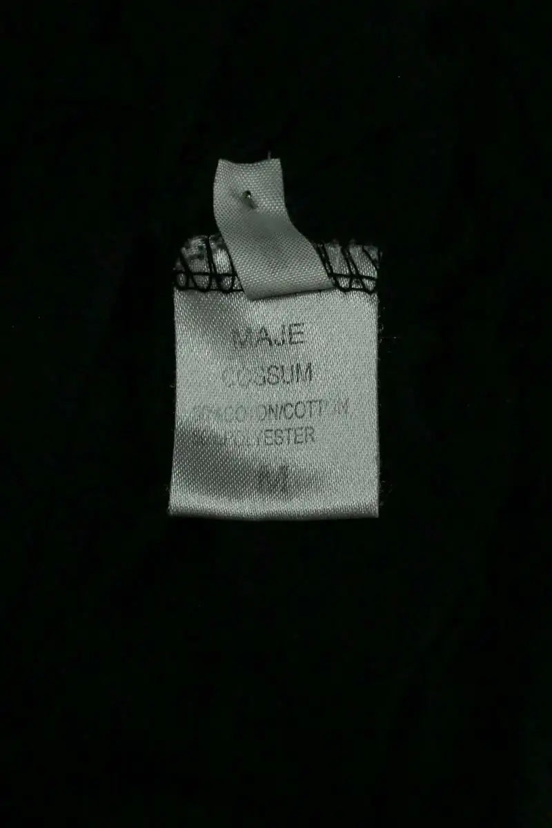 Robe Maje Noir en Coton