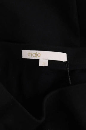 Robe Maje Noir en Coton