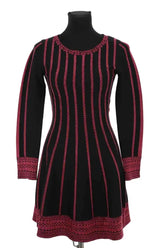 Robe Maje Noir en Coton, taille S - Seconde Main