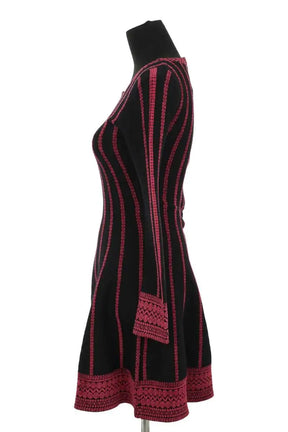 Robe Maje Noir en Coton