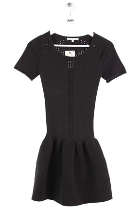 Robe Maje Noir en Coton, taille S - Seconde Main
