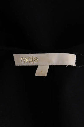 Robe Maje Noir en Coton