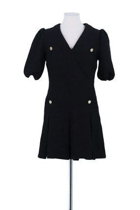 Robe Maje Noir en Coton, taille S - Seconde Main
