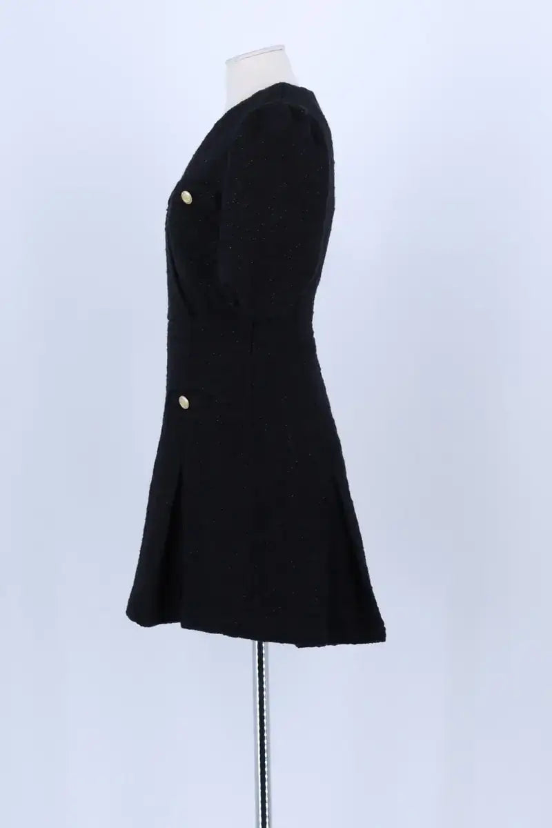 Robe Maje Noir en Coton