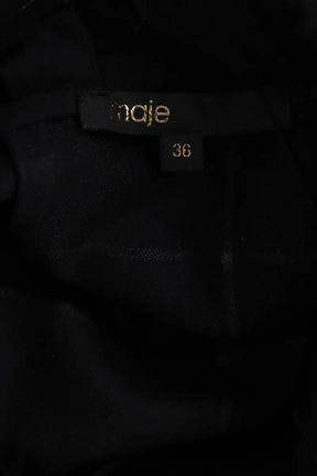 Robe Maje Noir en Coton