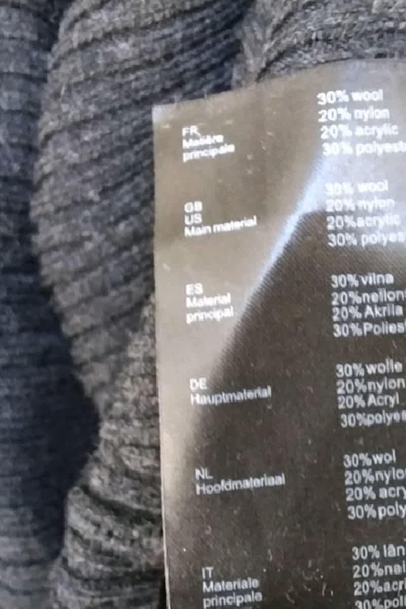 Robe Maje Noir en Laine