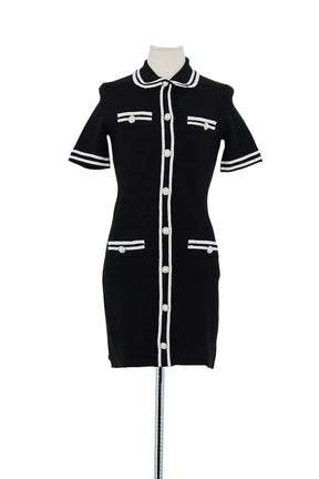 Robe Maje Noir en Polyamide, taille S - Seconde Main