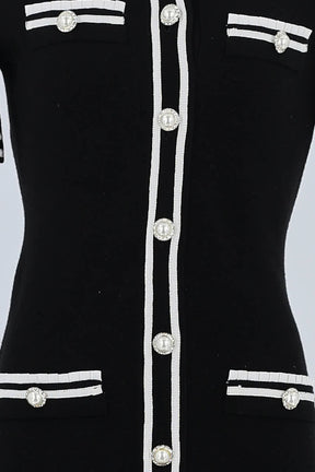 Robe Maje Noir en Polyamide