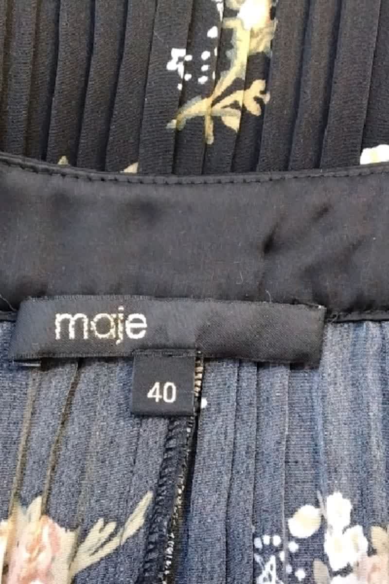 Robe Maje Noir en Polyester