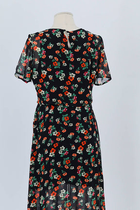 Robe Maje Noir en Polyester