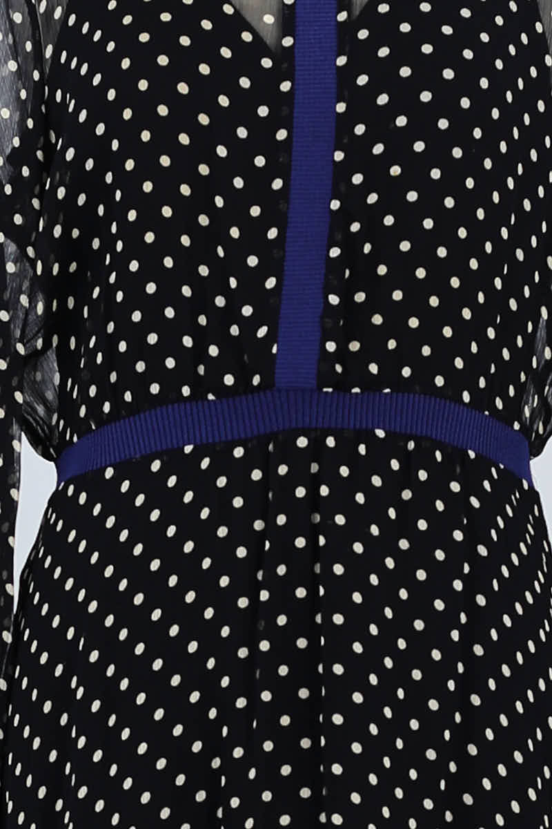 Robe Maje Noir en Polyester