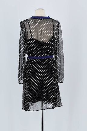 Robe Maje Noir en Polyester