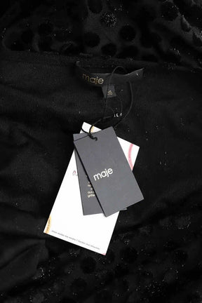 Robe Maje Noir en Polyester