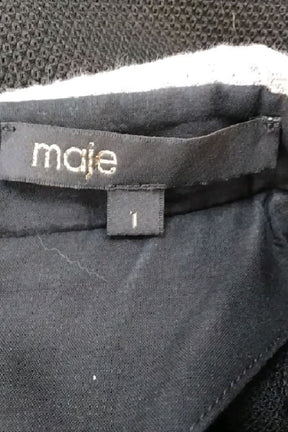 Robe Maje Noir en Polyester