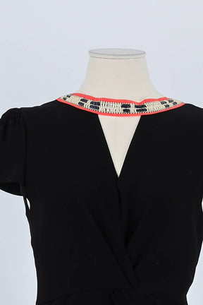 Robe Maje Noir en Polyester