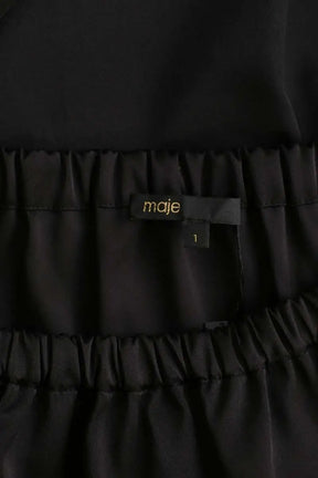 Robe Maje Noir en Polyester