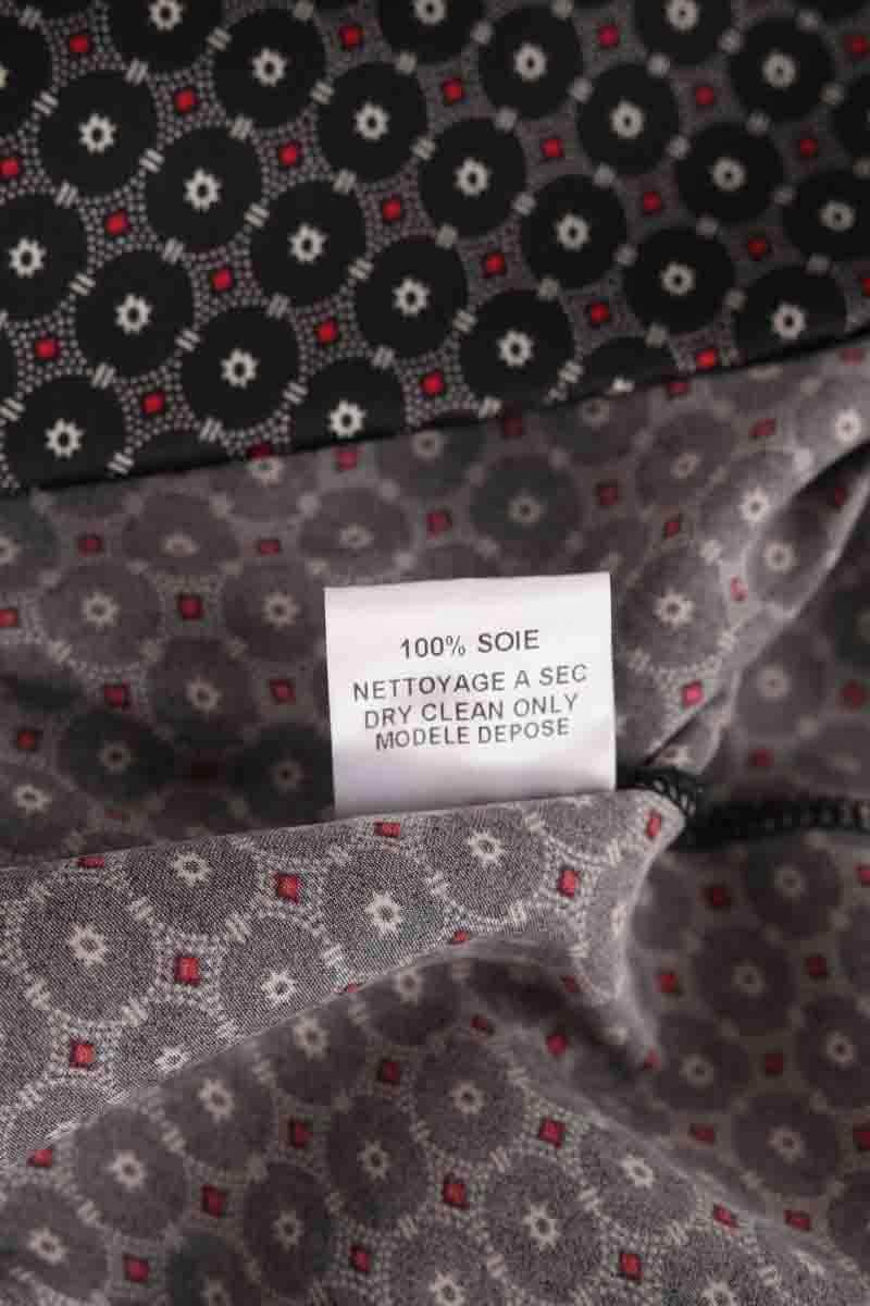 Robe Maje Noir en Soie