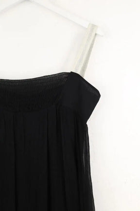 Robe Maje Noir en Soie