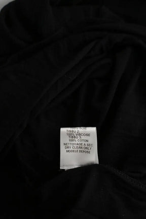 Robe Maje Noir en Soie