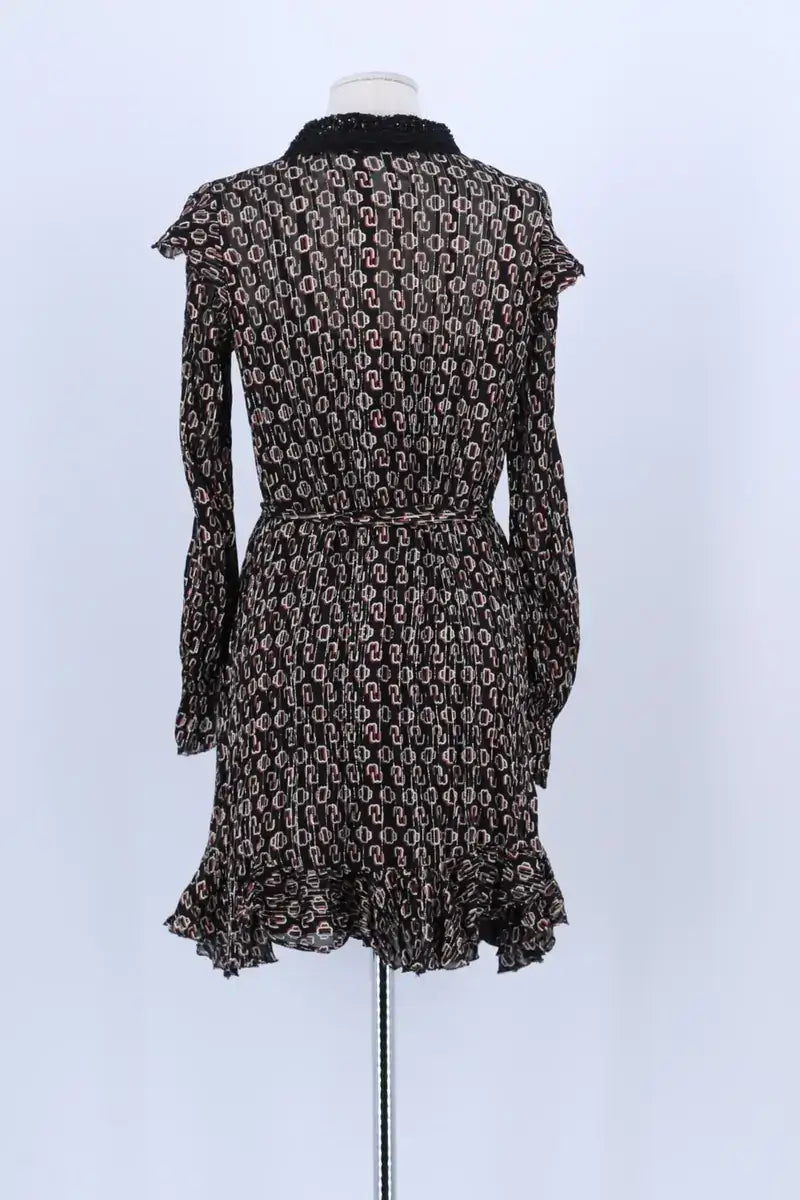 Robe Maje Noir en Soie