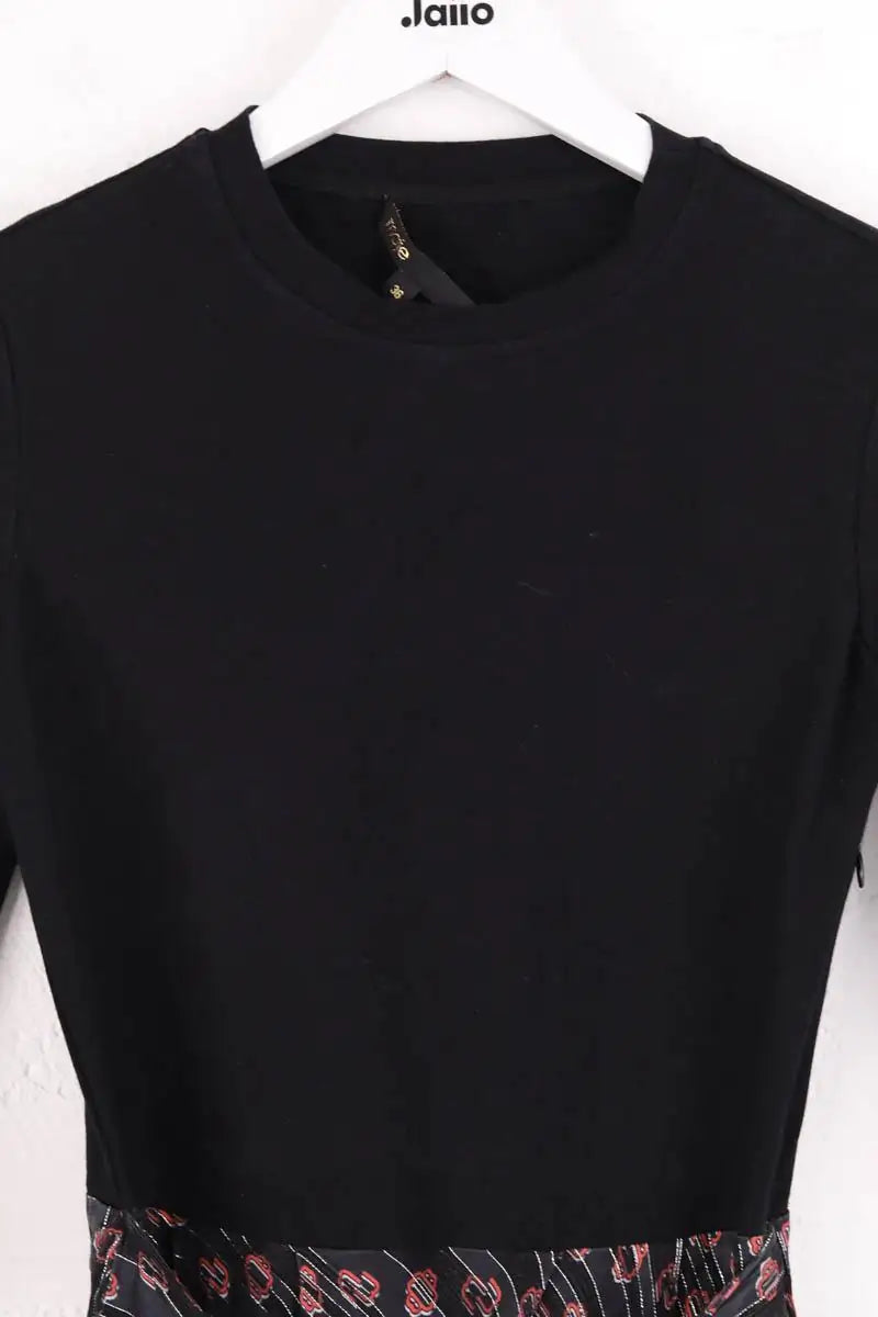 Robe Maje Noir en Soie