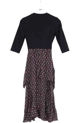 Robe Maje Noir en Soie