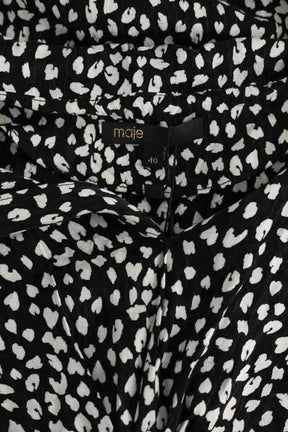 Robe Maje Noir en Synthétique