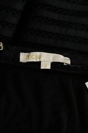 Robe Maje Noir en Synthétique