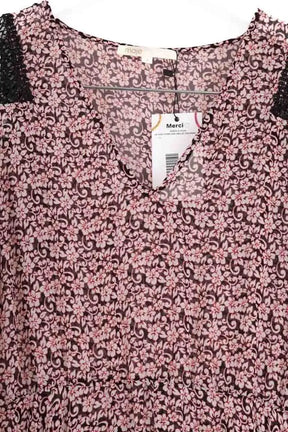 Robe Maje Noir en Synthétique