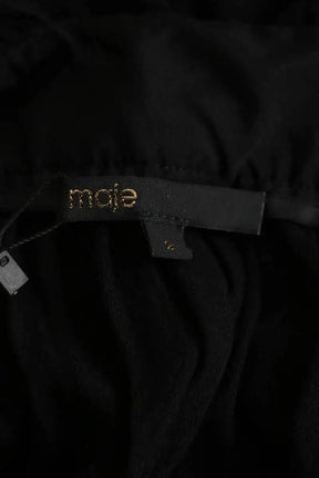 Robe Maje Noir en Synthétique