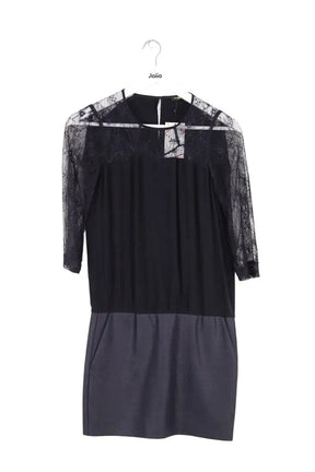 Robe Maje Noir en Synthétique, taille S - Seconde Main