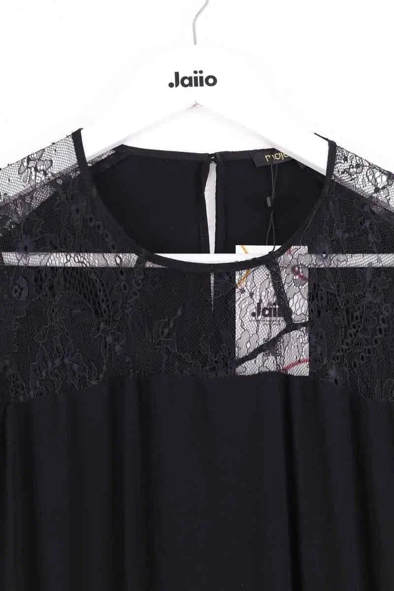 Robe Maje Noir en Synthétique