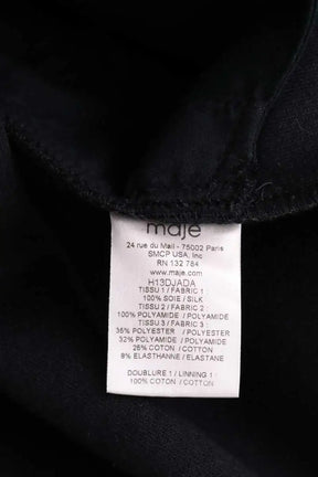 Robe Maje Noir en Synthétique