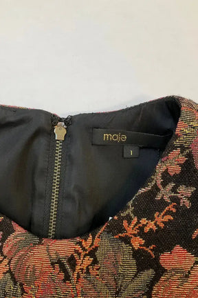 Robe Maje Noir en Synthétique