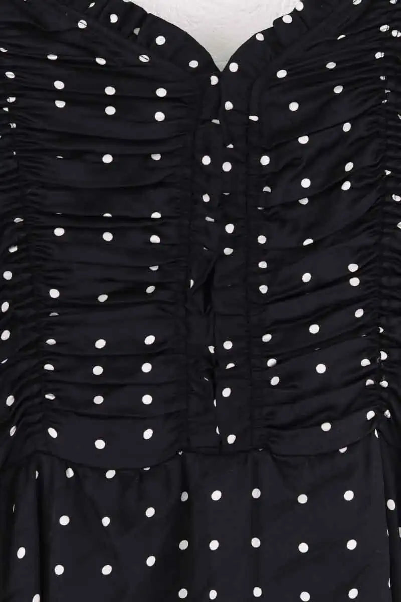 Robe Maje Noir en Synthétique
